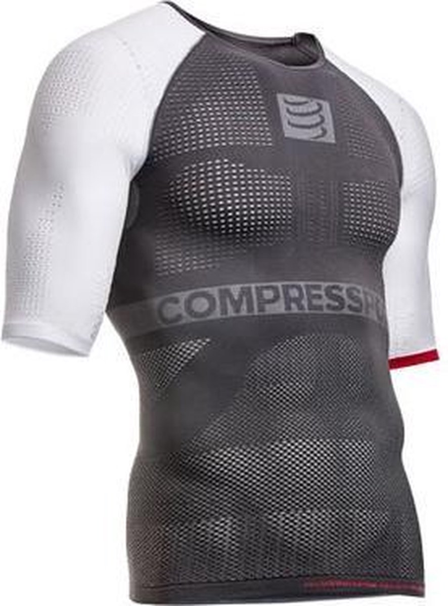 COMPRESSPORT On/Off Multisport Shirt KM Grey White