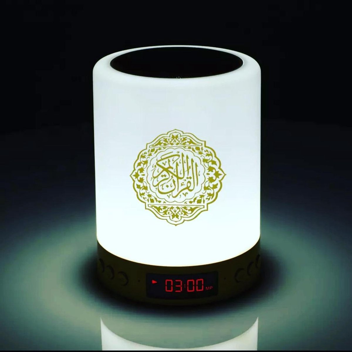 New style Muslim digital Blue tooth APP Remote 7 light colors Islamic educational player al touch lamp Quran Speaker SQ112 – Mubarak Deals