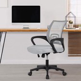Mesh Bureaustoel - Ergonomisch Bureaustoel - Comfortabel model - Kantelbare rugleuning - Kantoorstoel - Grijs