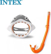 INTEX Snorkelset Shark Attack - 3 tot 8 jaar - zwembad speelgoed - duikspeelgoed