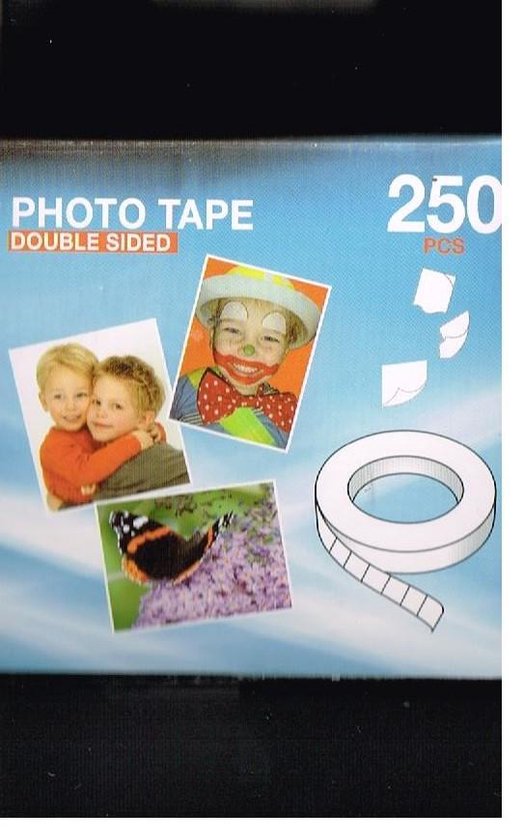 Ruban photo / coins photo - Double face - 250 pièces