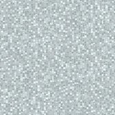 Reflets mozaiek steentjes grijs tegeltjes (vliesbehang, grijs)