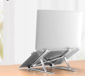 Universele Verstelbare & Opvouwbare Laptop Standaard - Anti slip - Aluminium