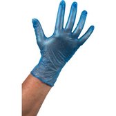 Handschoenen Wegwerp Maat S - Vinyl Disposable Gloves - Blauw - 100 stuks