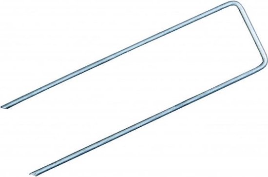 Gronddoekpennen - 100 stuks - Verzinkt staal - Ø3mm - 5 cm breed en 20 cm lang