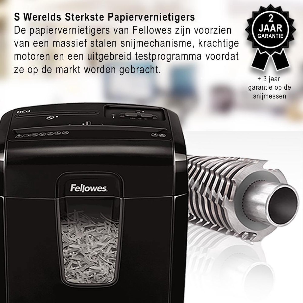 Pavo - Premium papierversnipperaar tot 6 vellen, streepgesneden, creditcardversnipperaar inclusief prullenbak, 10 L, zwart, 8038770