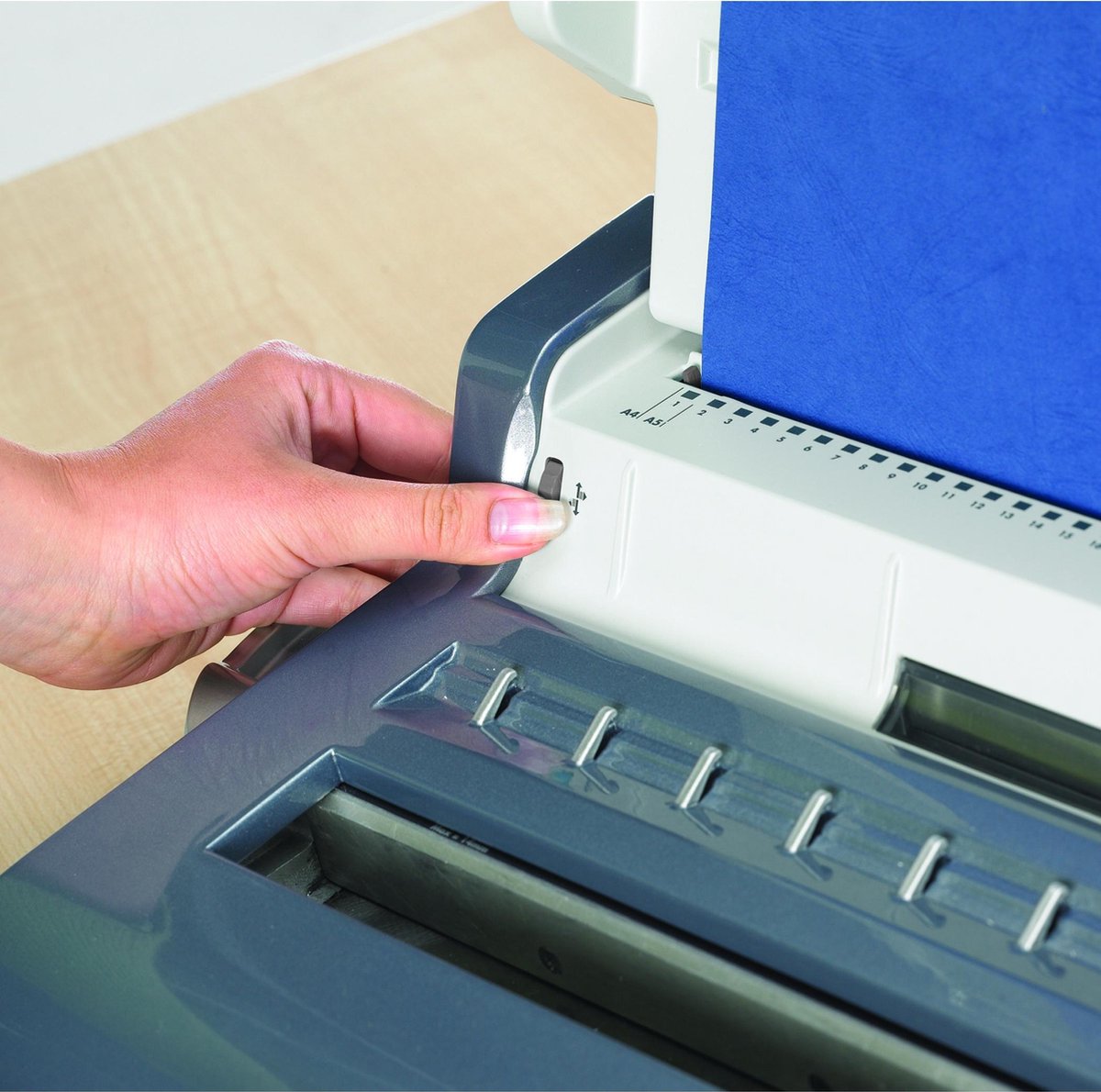 Fellowes Inbindmachine Quasar Wire - Metalen bindrug thumbnail 5