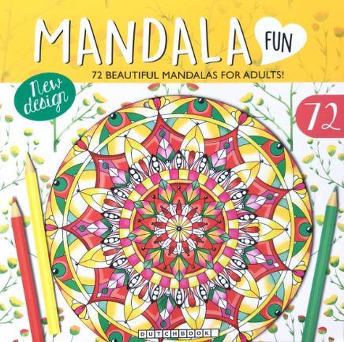 Mandala Kleurboek voor Volwassenen met 72 Kleurplaten - Geel