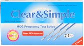 Clear and Simple Zwangerschapstest Tesstrips 3st