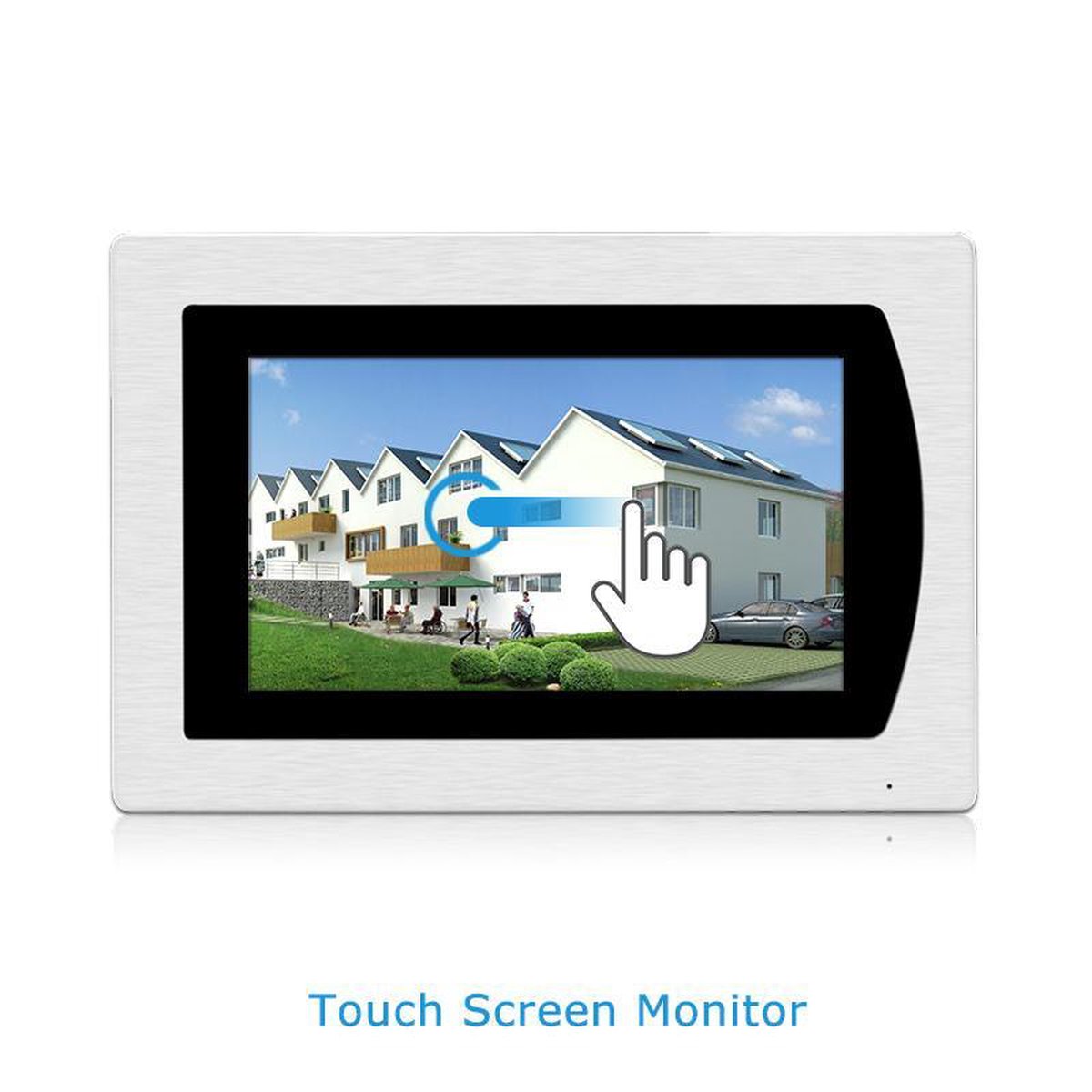 7 Inch LCD IP Monitor - ID7712TM Zilver