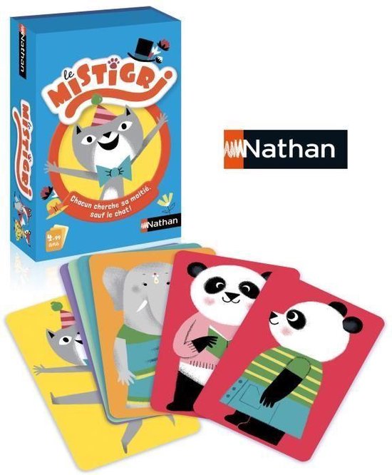 Thumbnail van een extra afbeelding van het spel Nathan 431083 kaartspel Kaartenverzamelspel