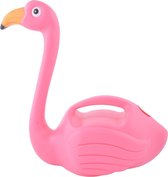 Plastic dieren gieter roze flamingo - 1,5 liter - Flamingo's gietertje - Planten/tuingieter