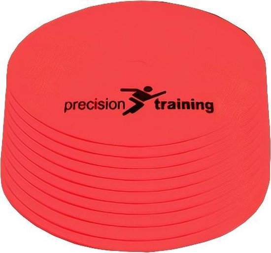 Marquage de terrain de précision rond 21 Cm caoutchouc rouge 10 pièces