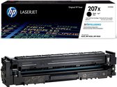 HP 207X - Hoog rendement - zwart - origineel - LaserJet - tonercartridge (W2210X) - voor Color LaserJet Pro M255dw, M255nw, MFP M282nw, MFP M283fdn, MFP M283fdw