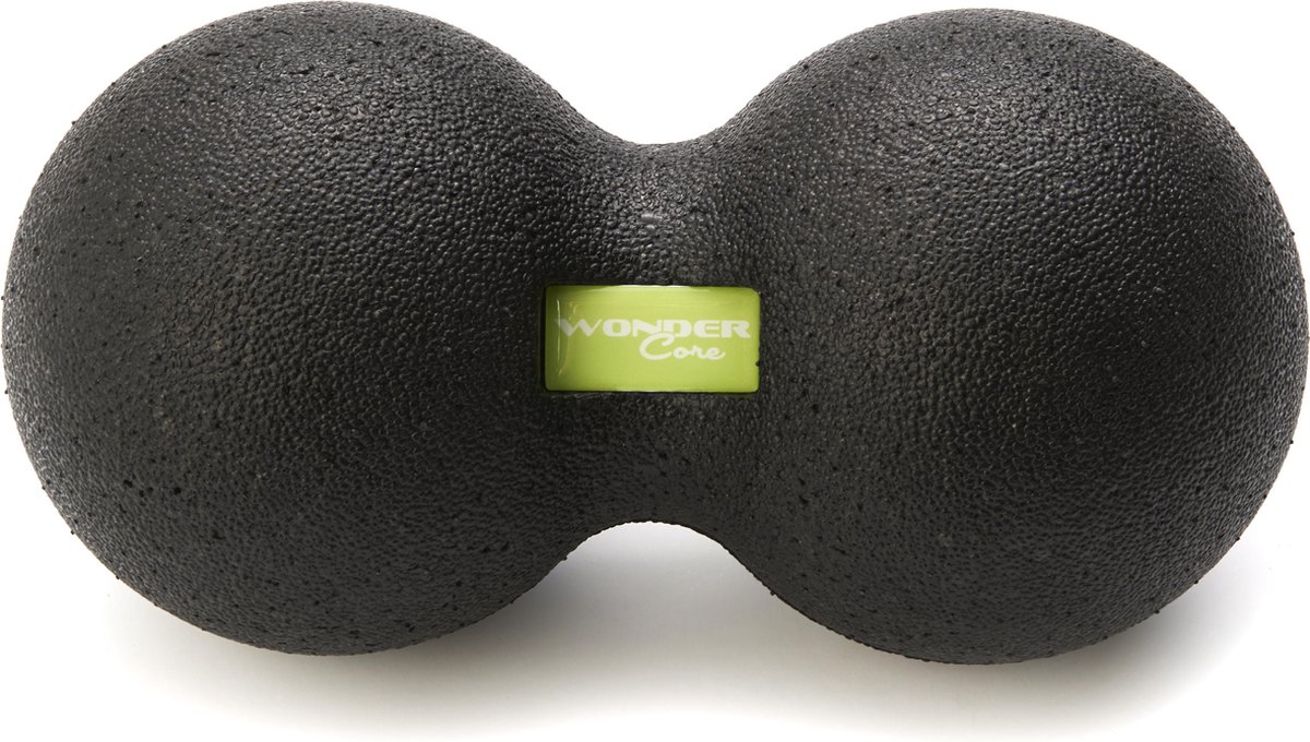 Goedkoopste Wonder Core Peanut Massage Ball Duo Ball hard - 24x12 cm - Triggerpoint Massage Lacrosse Bal Massage Roller – Fascia - Bindweefsel - Zelfmassage - Fitness - Yoga