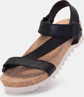 Rollie | Dames | Sandaal | Sandal Slide Tooth Wedge Strap Black | maat 40