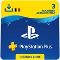 PlayStation Plus 3 maanden - PSN PlayStation Network Kaart (BE)