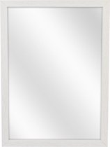 Spiegel met Vlakke Houten Lijst - Wit - 40x60 cm