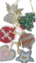 Diamond Painting Accessoires - DDA.035 Diamond Dotz® - Diamond painting kerstdecoratie - Geleverd zonder steentjes - 6 stuks