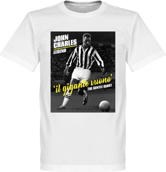 John Charles Legend T-Shirt - Wit - XXXXL