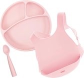 Minikoioi Set Siliconen Slab & Bord - Roze