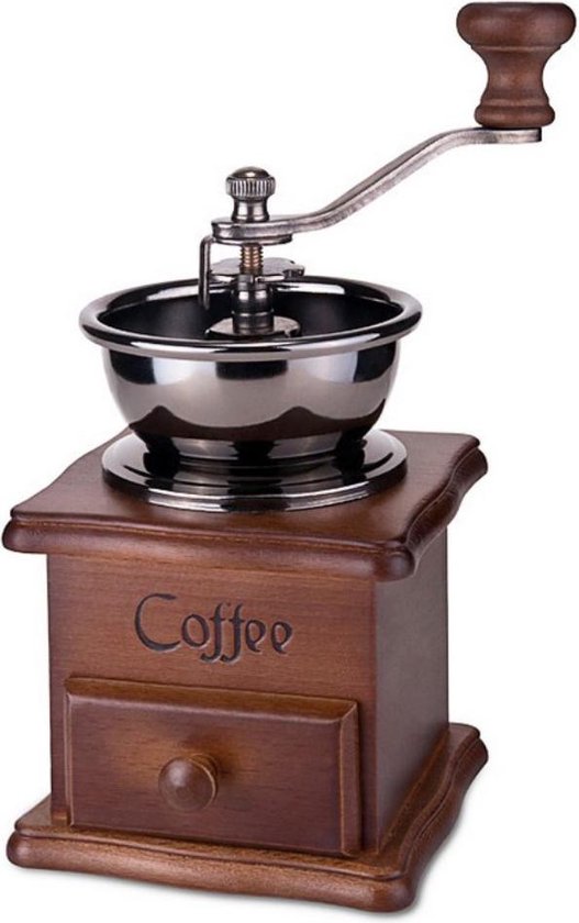 Handmatige molen voor koffiebonen - bruin | bol