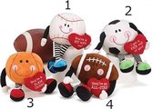 Valentijnknuffel met hartje ' you're a hit with me!' - model nr. 1