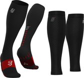 Compressport | Full Socks Ultra Recovery | Black T2 (39 - 41)
