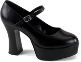 Funtasma Pumps -36 Shoes- Maryjane-50 US 6 Zwart/Wit