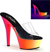 Pleaser Hoge hakken -36 Shoes- RAINBOW-208UV US 6 Multicolours/Transparant