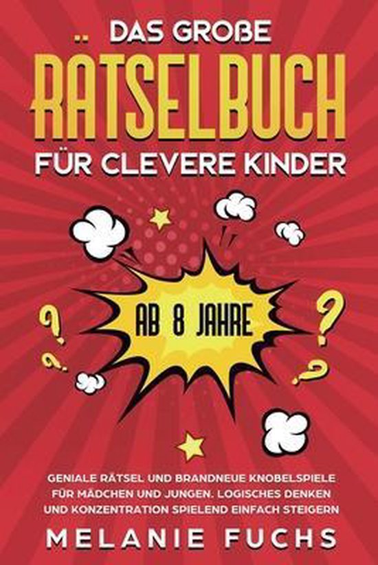 Das große Rätselbuch für clevere Kinder (ab 8 Jahre): Gen ... - cover