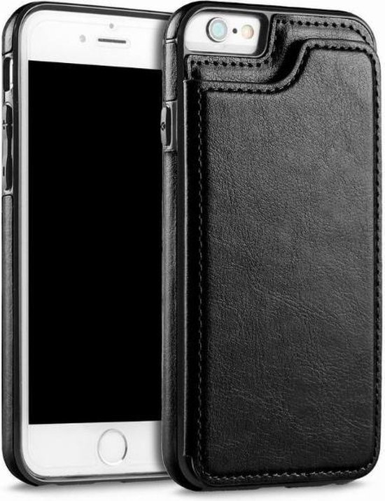 Mysterie Bowling Alaska Apple Iphone 6 Plus / 6S Plus Zwart backcover/bookcase hoesje met handig  opbergsysteem... | bol.com