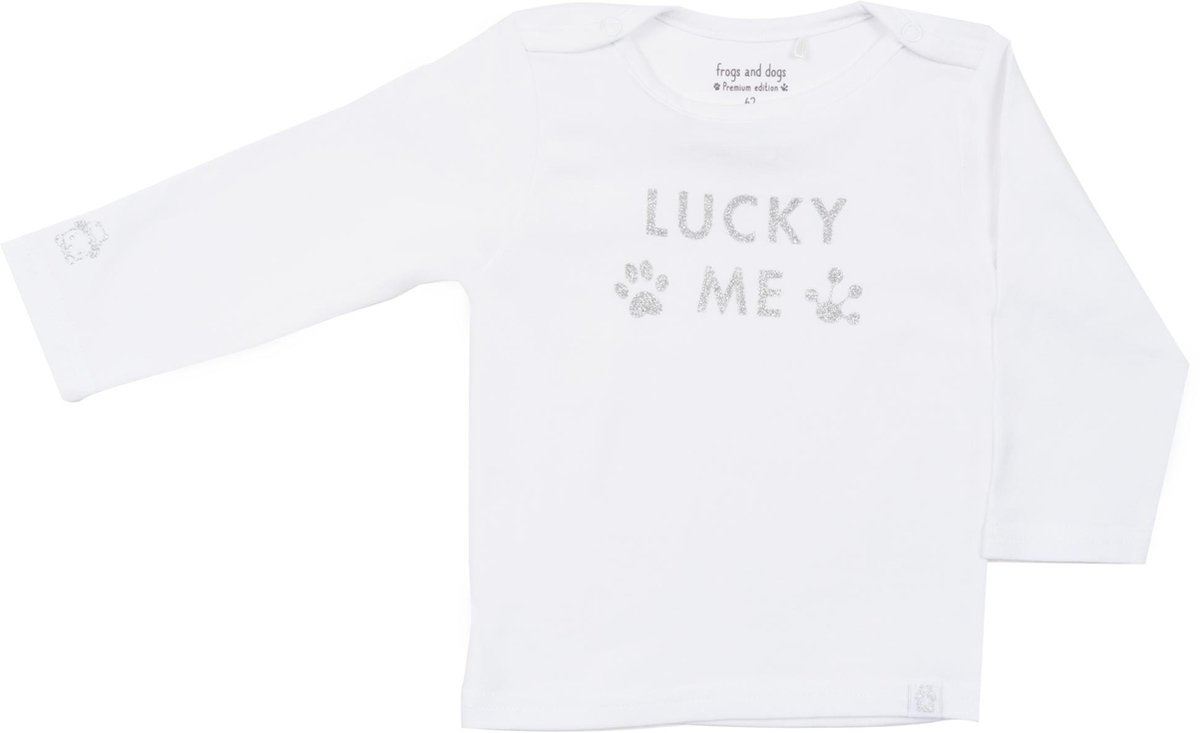 Frogs and Dogs | Shirt Uni | Wit | Maat 62