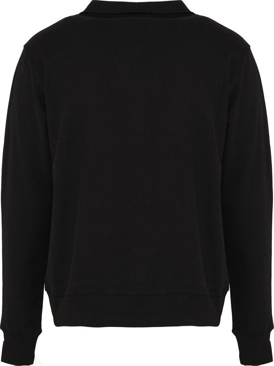 REWAGE Sweater Halve Rits - Zwart - XXL | bol.com