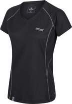 Regatta T-shirt Devote Dames Polyester Zwart Maat 40