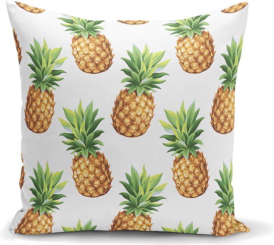 Coussin décoratif motif ananas pour intérieur et extérieur 45x45cm | bol.com
