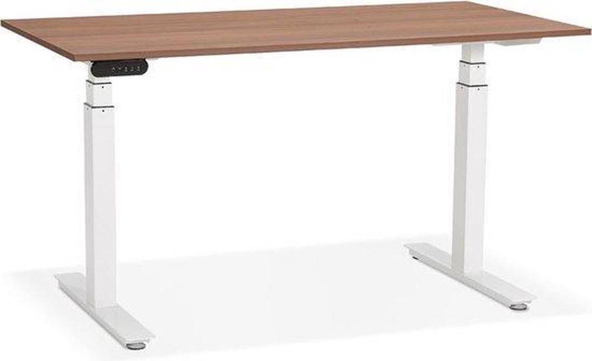 HOMAVO Bureau Assis Debout Électrique 140x70cm avec Fonction Mémoire