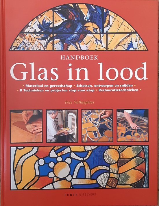 Cover van het boek 'Handboek Glas in lood' van Pere Valldeperez