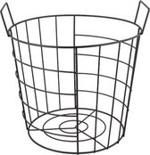 Decoratieve Mand | Metaal |29 x 30,5 x 30 cm | Zwart