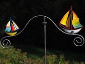 Tuinsteker - Balans zeilbootjes - 135 cm hoog