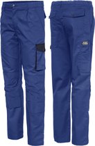 Ultimate Workwear - Pantalon de travail SHAWN - polycoton - léger bicolore Bleu (Cobalt / Bleu Royal) / Bleu (Marine / Marine)