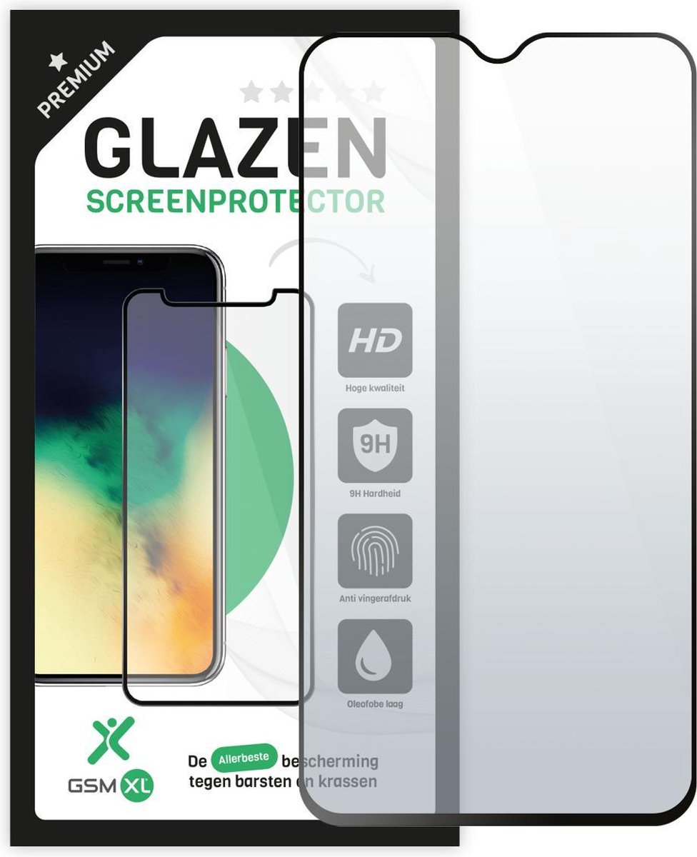 Xiaomi Redmi Note 8 Pro - Premium full cover Screenprotector - Tempered glass - Case friendly
