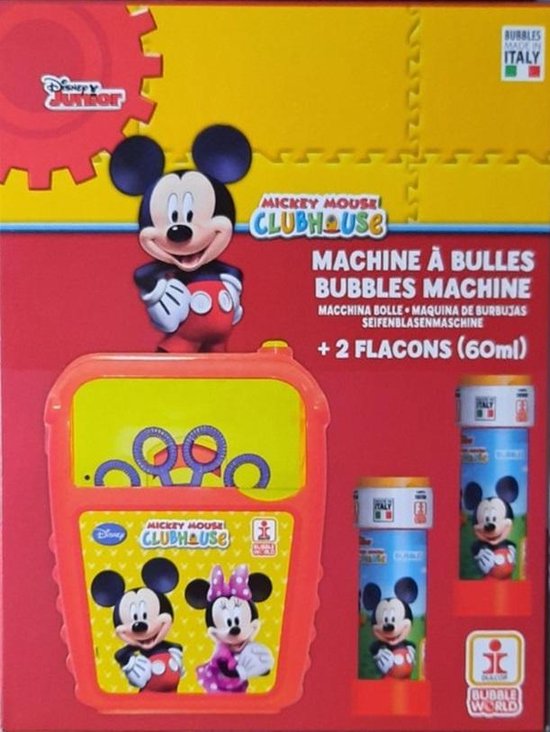 Machine à bulles Mickey Mouse - avec recharge - 60 ML | bol.com