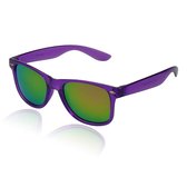 Wayfarer transparant | trendy zonnebril en goedkope zonnebril (UV400 bescherming - hoge kwaliteit) | Unisex  | zonnebril dames  & zonnebril heren