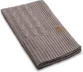 Knit Factory Sasha Plaid - Taupe - 280x130