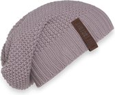 Knit Factory Coco Gebreide Muts Dames - Sloppy Beanie - Mauve - One Size