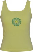 Zamkara Yoga Tank Top Ambala Lemon Green M