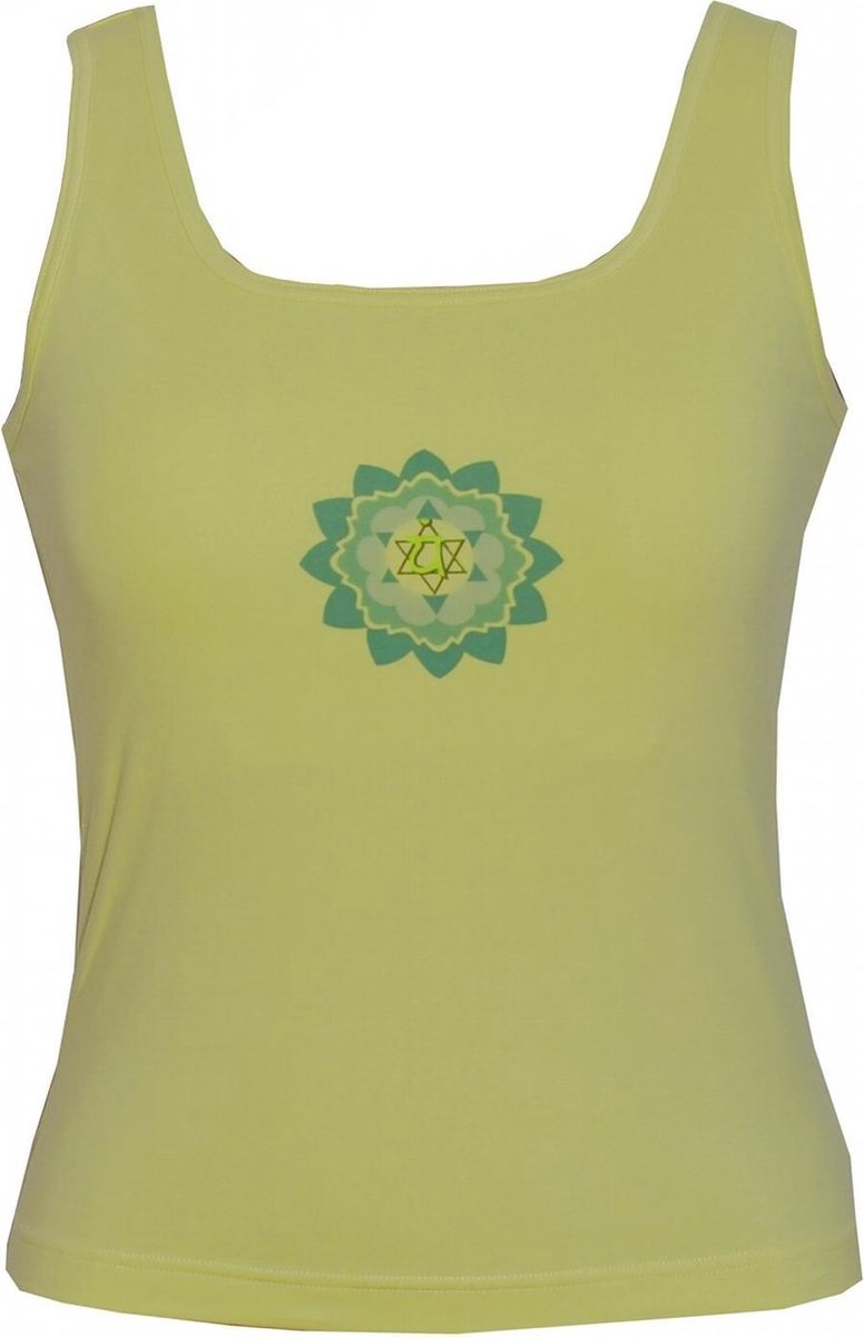 Zamkara Yoga Tank Top Ambala Lemon Green S
