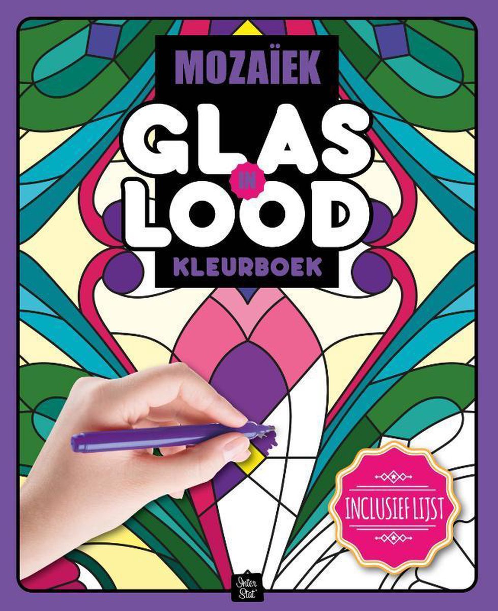 Betsy Trotwood strand Ga op pad Mozaïek Glas in Lood Kleurboek | bol.com