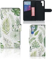 Wallet Case OPPO A91 | Reno3 Smartphone Hoesje Leaves